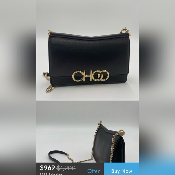 Jimmy Choo Python Sydney cross body bag - Picture 6 of 6